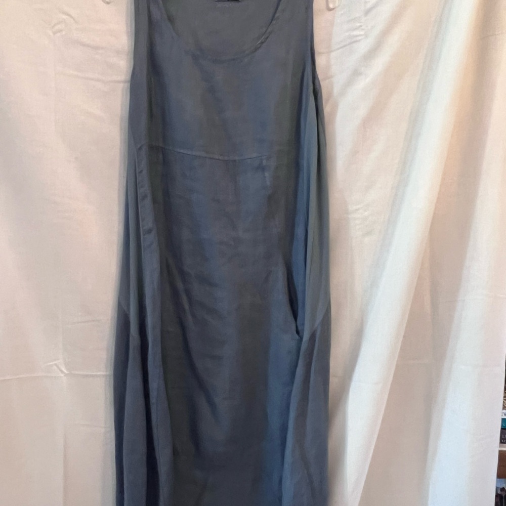 Blue Sleeveless Dress